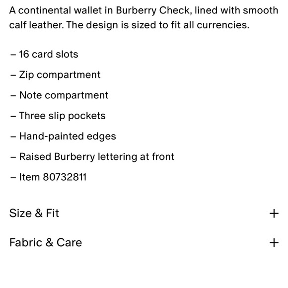 Authentic BURBERRY Black Leather Wallet - Picture 8 of 12